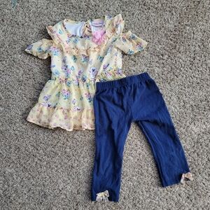 LITTLE LASS size 4t 2pc outfit